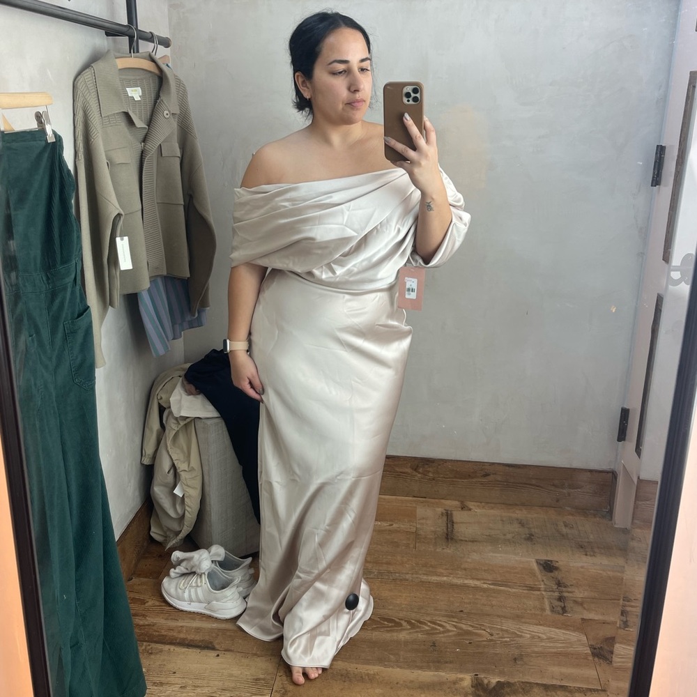 BRAND NEW Champagne Formal Gown
